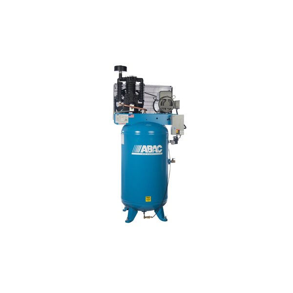 Abac Fully Featured 5 HP 230 Volt Three Phase Two Stage 80 Gallon Vertical Air Compressor AB5-2380VPFF